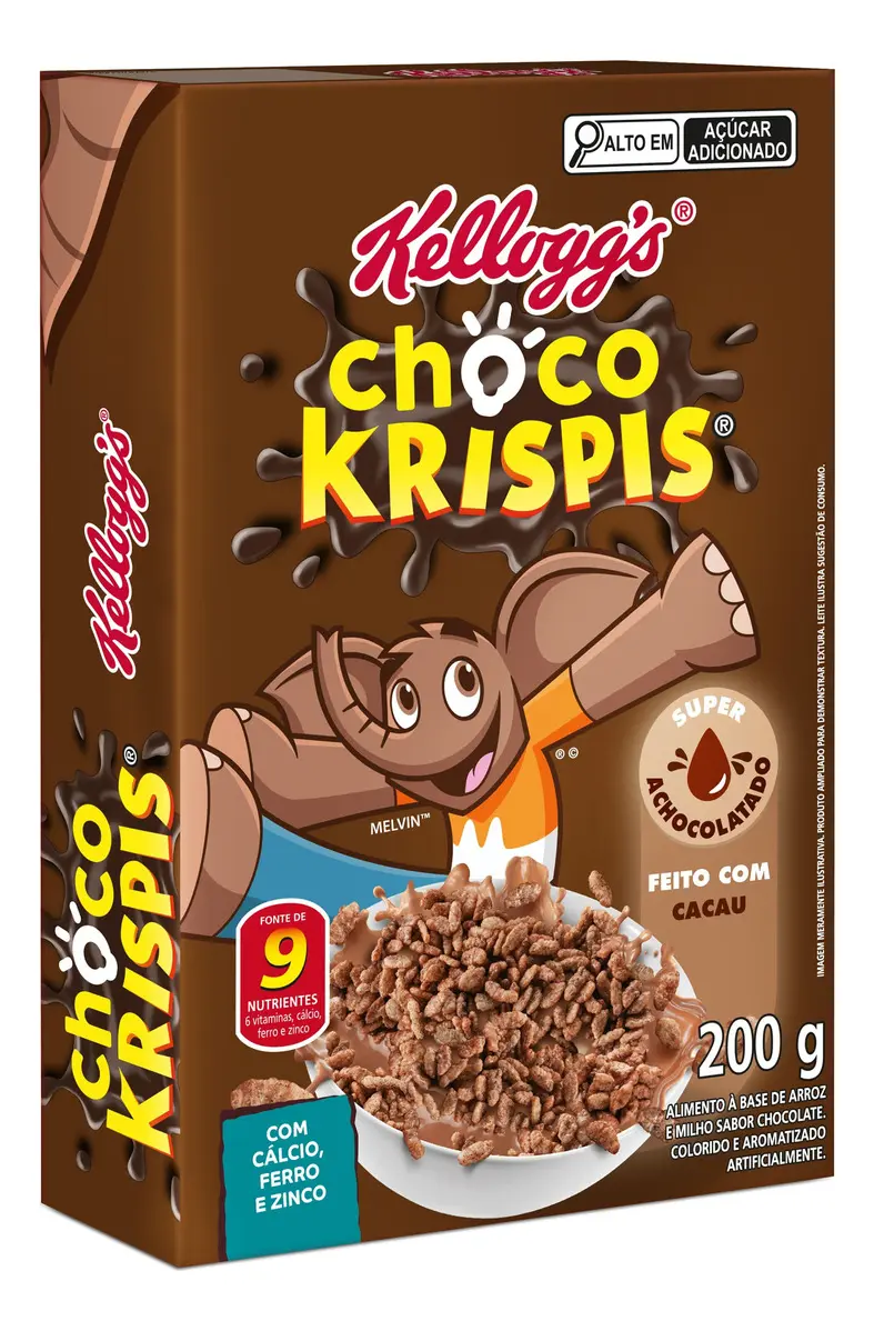 Cereal Choco Krispis Super Achocolatado 200g Kellogg's Chocolate - Imagem 5