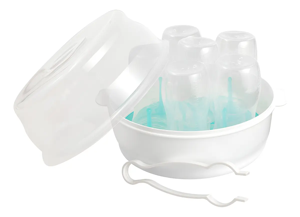 Esterilizador Mamadeiras Chupetas Bicos Buba Para Microondas - Imagem 5