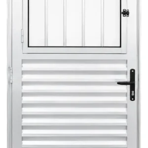 Porta Postigo Alumínio 210x80 Brilhante L.25