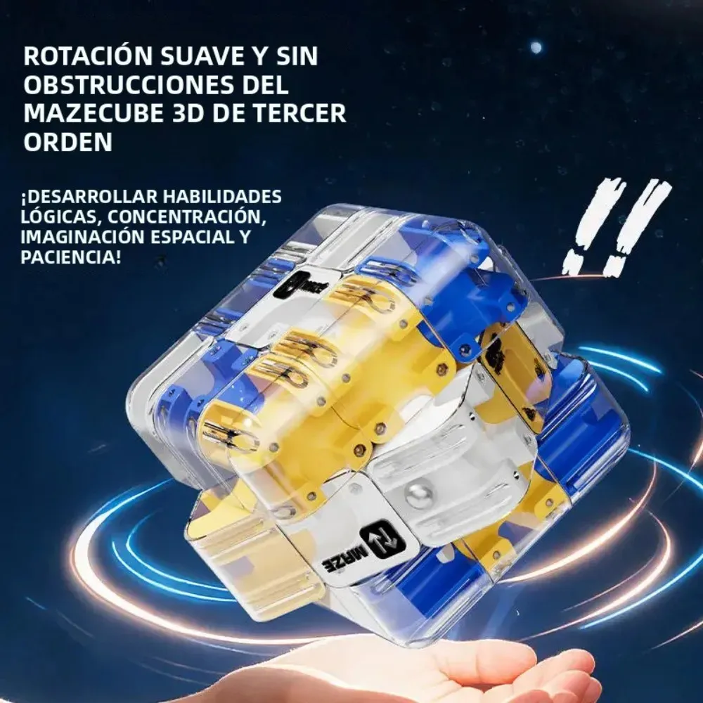 Cubo Labirinto 3d Brinquedo Antistress E Raciocínio
