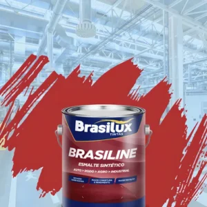 Tinta Esmalte Sintético Industrial 3,6l Brasiline Cores Cor Vermelho Massey Ferguson