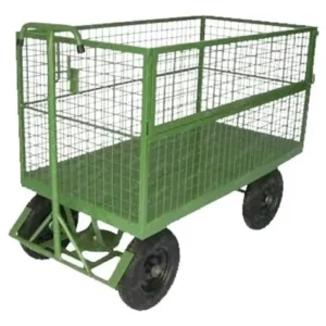 Carro Carrinho Plataforma Fechado Em Tela Capacidade 800 kg