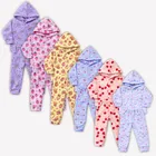Kit 5 Conjunto Inverno Soft Infantil Roupa De Frio Menina