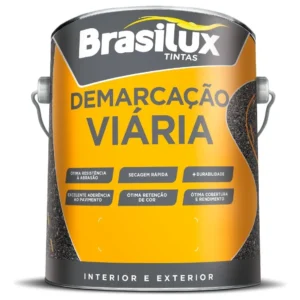 Tinta Demarcação Viária Amarela 3,6L Brasilux para Estradas