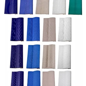 Kit 80 Bordas De Piscina 12x25cm - 16 Modelos