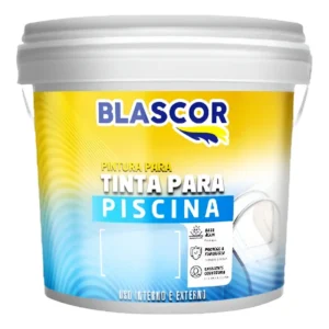 Tinta Para Piscina Blascor Azul Fosco 3,6L Impermeabilizante Concreto
