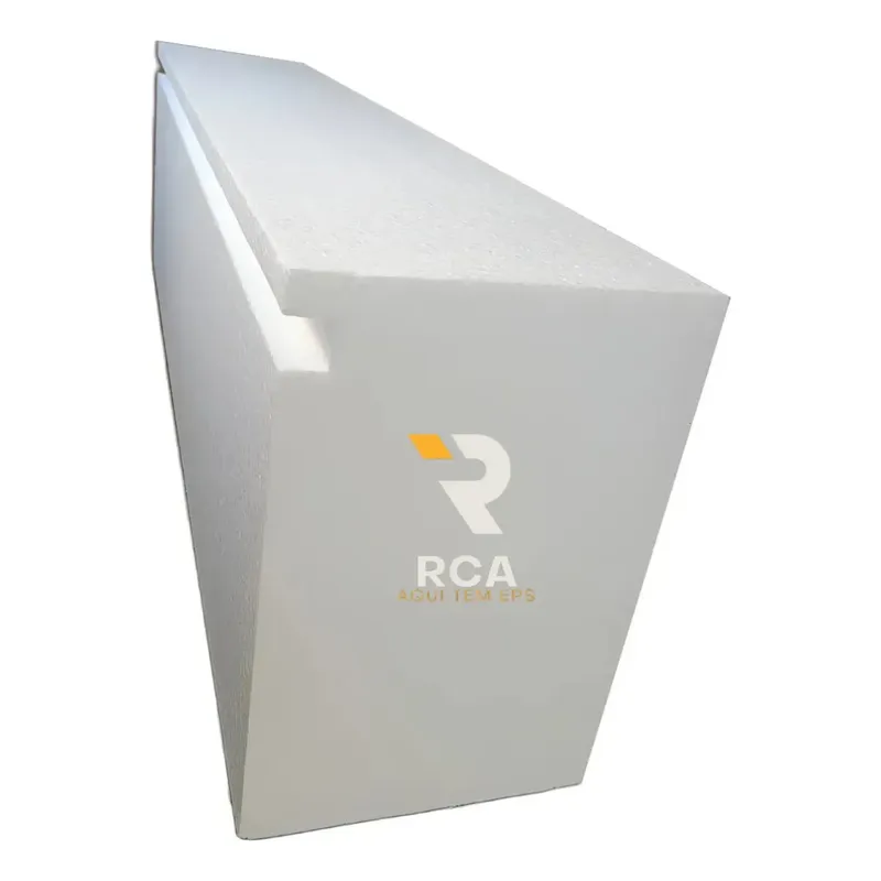 1 Moldura Externa Isopor 14,5x25cm Fachada Beiral Pingadeira - Imagem 3