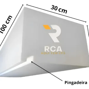 Moldura Externa Isopor 20x30 Fachada 1 Mts Beiral Pingadeira