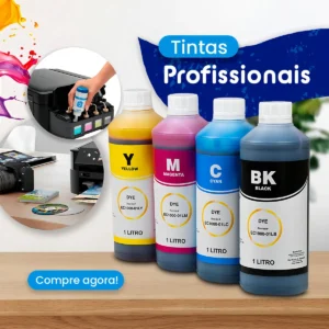 Tinta Corante ECOLLOR PRINT para Epson L3250 L3150 Ecotank 4L