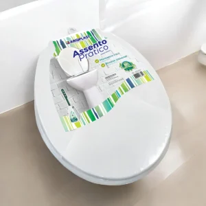 Assento Sanitário Arqplast Oval Branco Privada com Tampa