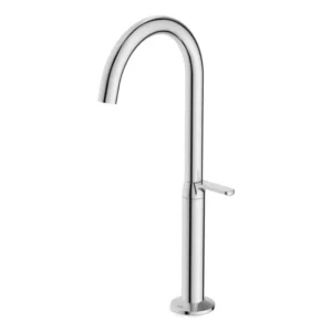 Torneira Banheiro Mesa Bica Alta Linha Design Cromado Celite