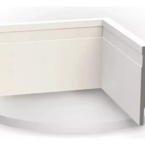 10 Barras Rodapé De Poliestireno 10 Cm Rende 20 M