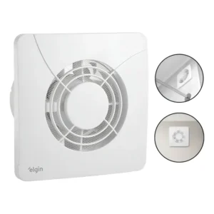 Exaustor P/ Banheiro Silencioso 100mm Lavabo Cheiro Vapor