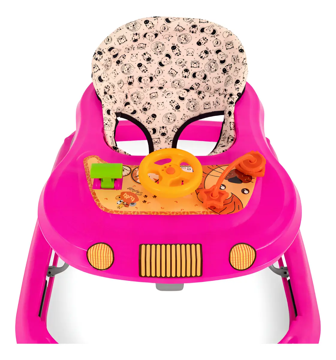 Andador Bebê Tutti Baby Safari Trava De Segurança Cor - Rosa - Imagem 7