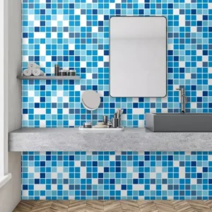 Papel Parede Adesivo Pastilhas Cozinha Banheiro Lavável 3m