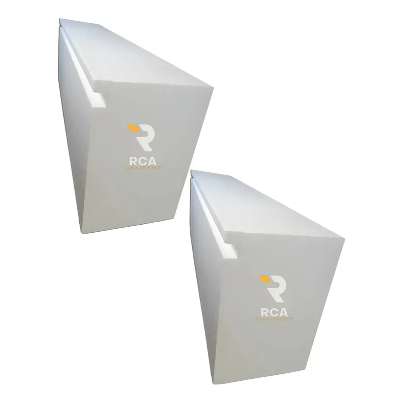 1 Moldura Externa Isopor 14,5x25cm Fachada Beiral Pingadeira - Imagem 5