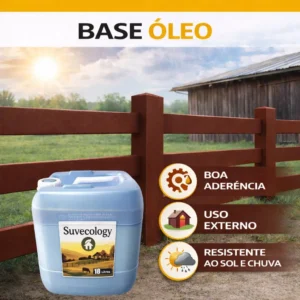 Tinta Óleo 18kg Ideal Para Madeira Palanques E Cercas