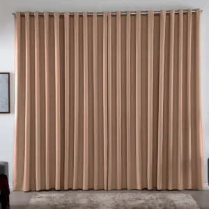 Cortina 3,00x2,80 Metros Blackout Blecaute Avelã Corta Luz Em Tecido Grosso Para Quarto E Sala Casa Laura Enxovais