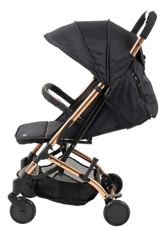 Carrinho De Bebê Zap Metal Cobre Burigotto Compacto Dobrável Cor Preto - Imagem 6