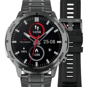 Smartwatch Masculino Technos Connect Troca Pulseira Preto TSPORTSCAB/6F