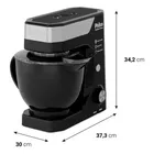 Batedeira Planetária Philco 900W 5L Preta 12 Velocidades Turbo PBP90A - Imagem 4