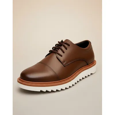 Sapato Oxford Social Masculino Qualidade Moderno Confortável - Imagem 2