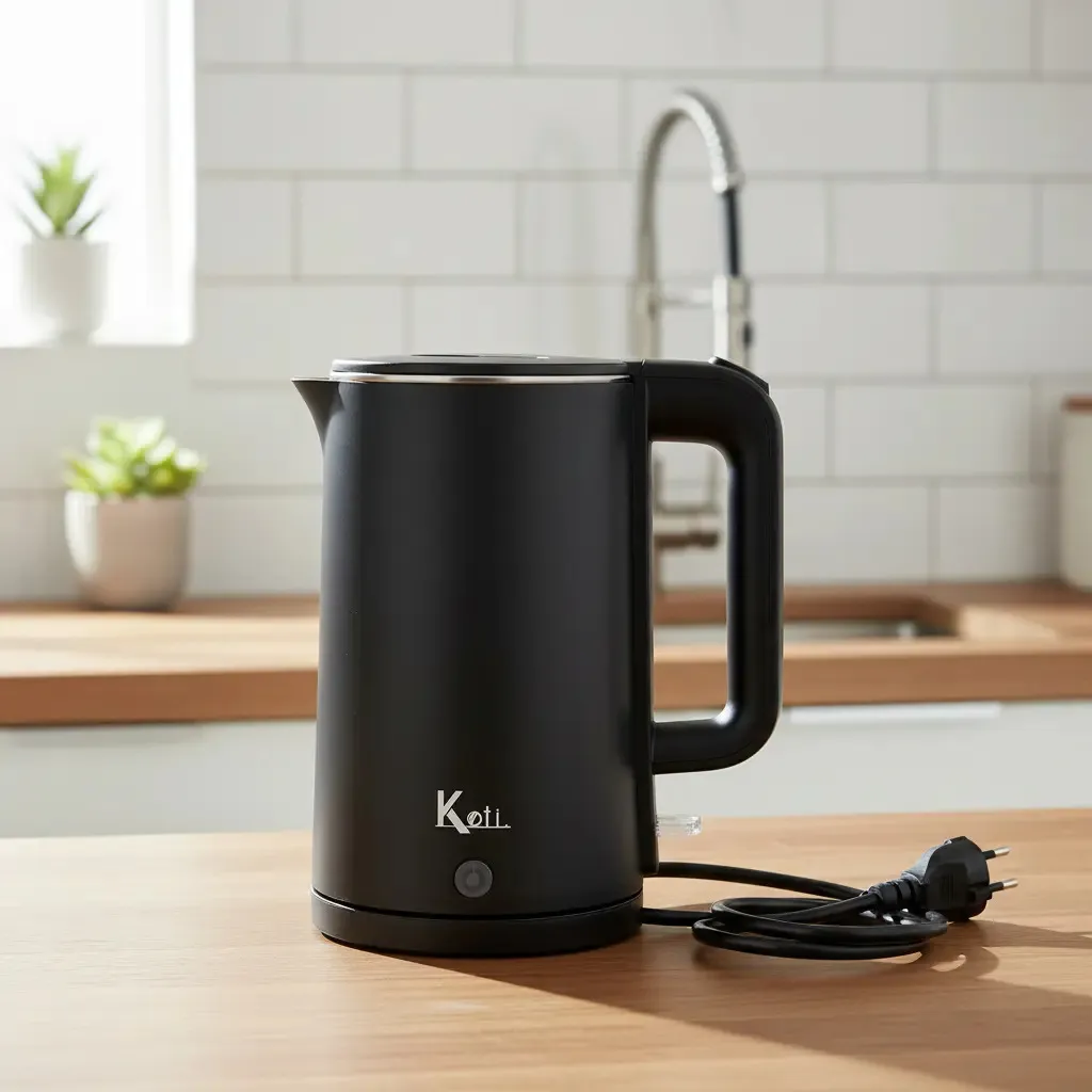 Chaleira Jarra Elétrica Modern Inox Preta 220v E 110v 1.5l Preto - Imagem 3