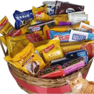 Kit Cesta Café Da Manhã Essencial Com Itens Para Cesta
