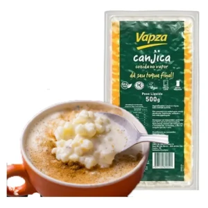 Canjica Mugunzá de Milho Cozida no Vapor Vapza Pacote 500g - Não contém Glutén