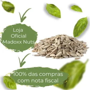 Semente Pepita Girassol Natural Sem Casca Crua Premium Madox