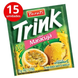 Pack 15un Refresco Em Pó Suco Trink Maracuja
