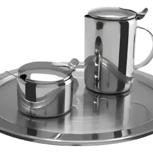 Jogo De Chá E Café 4 Peças Forma Inox Tavola - 807920/4ma