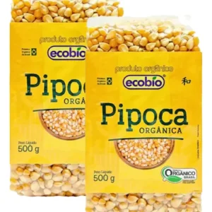 Kit 2x: Milho De Pipoca Orgânica Ecobio 500g