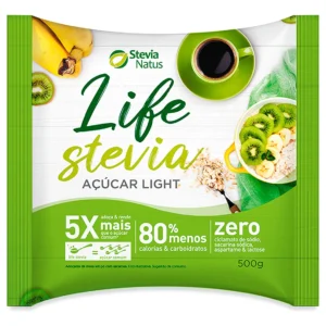 Açúcar Light Stevia Natus Adoça 5x Mais 500g