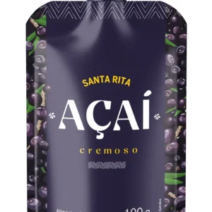 Caixa Com 18 Unidades Açaí Santa Rita 100g