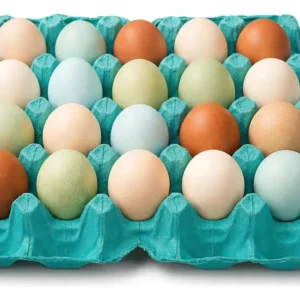Ovos Caipira Direto Da Roça - Bandeja Com 30 Ovos Coloridos