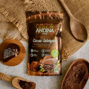 Cacau Selvagem C/ Manteiga De Cacau Puro 200g Color Andina