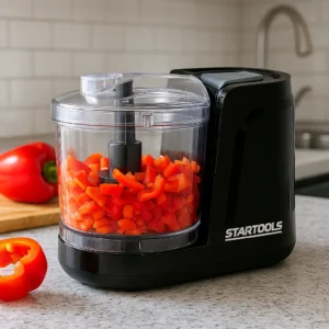 Mini Processador Triturador Elétrico 100w 350ml - Preta