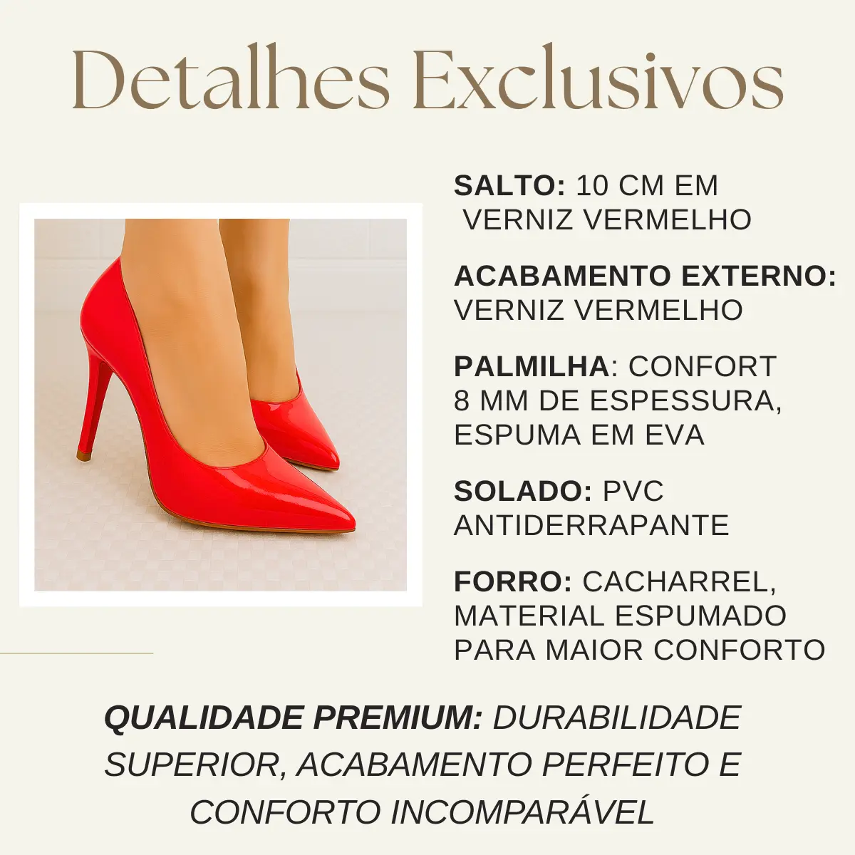 Scarpin Sapato Feminino Salto Alto Fino Confortável Scapin - Imagem 2