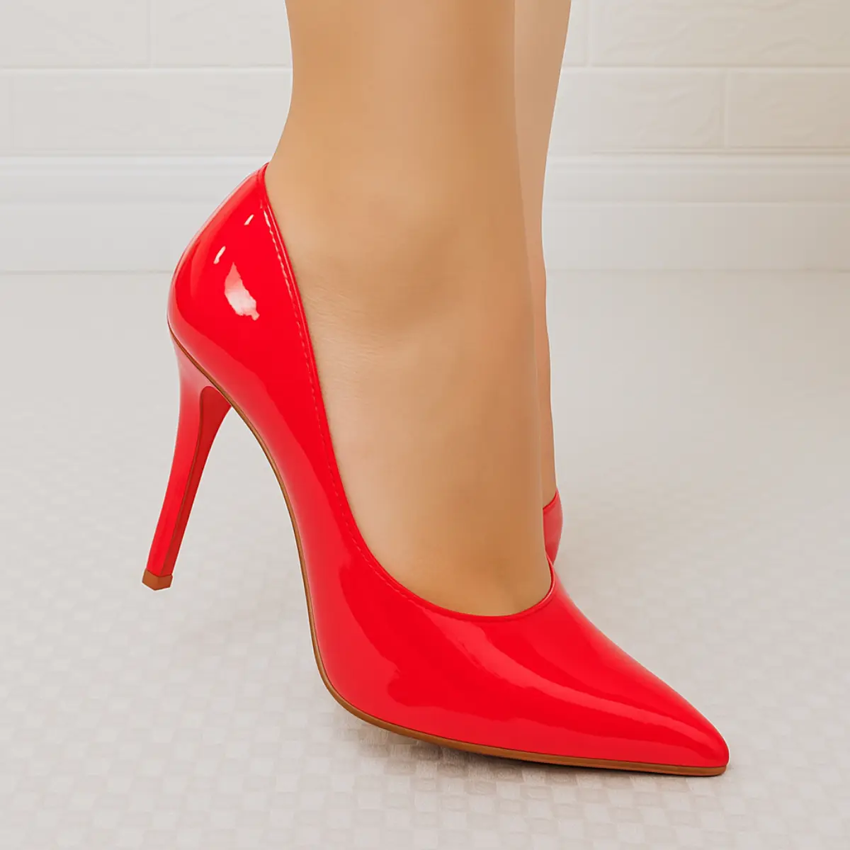 Scarpin Sapato Feminino Salto Alto Fino Confortável Scapin - Imagem 4