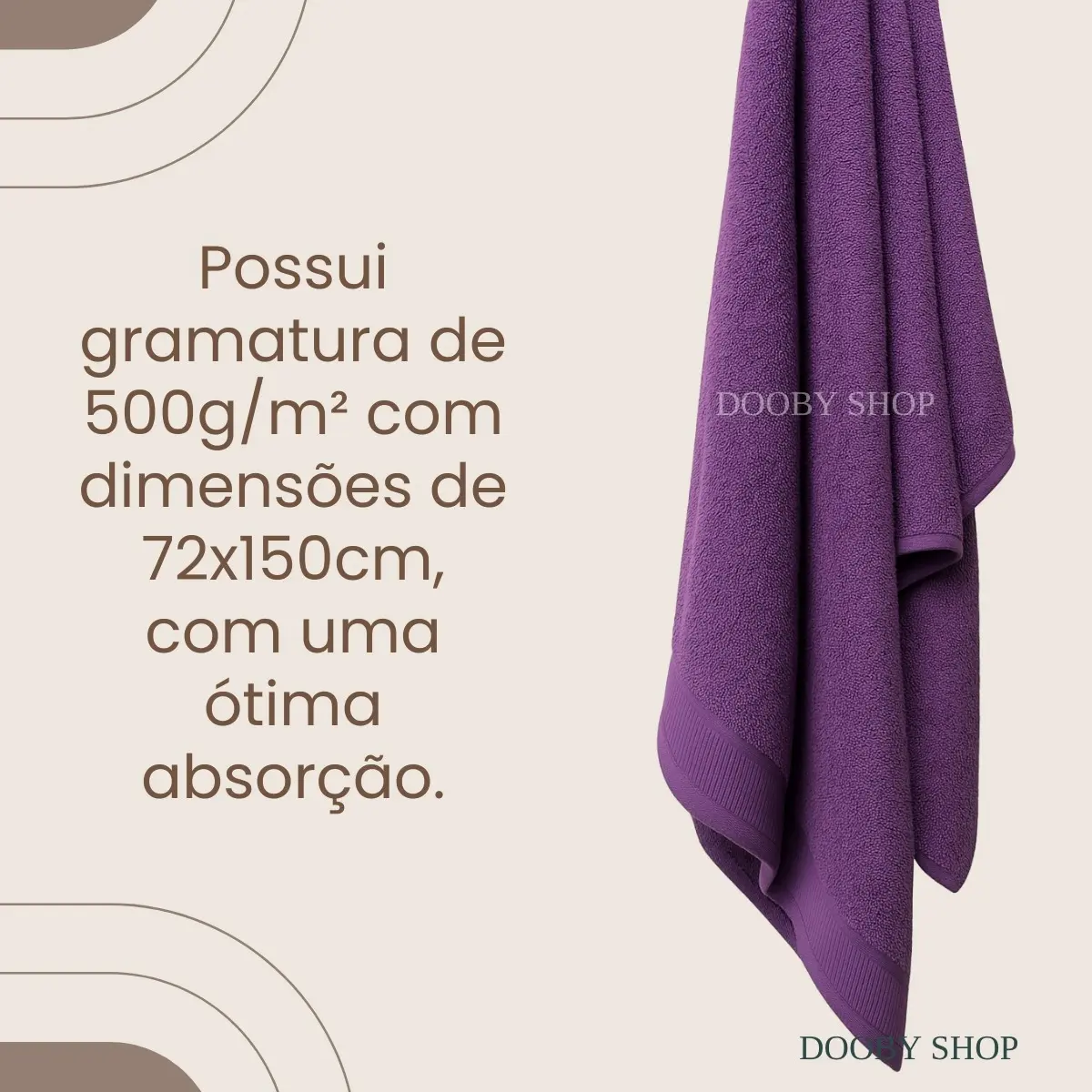 Toalhas Banho Grossa Felpuda Macia Premium 530g Kit 04 Peças - Imagem 2