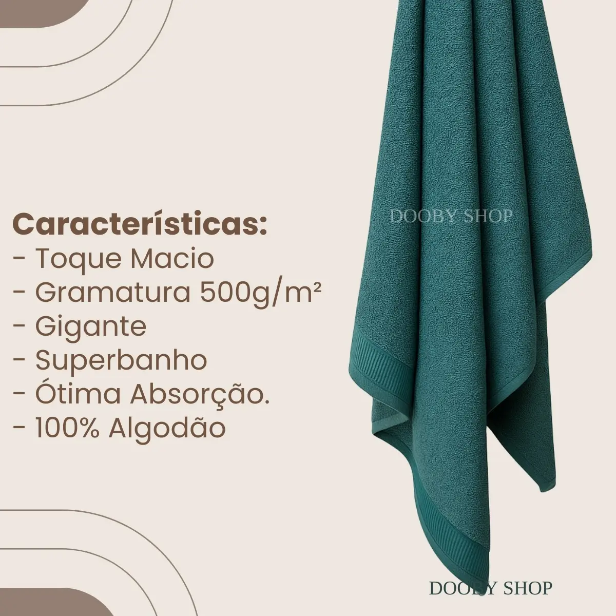 Toalhas Banho Grossa Felpuda Macia Premium 530g Kit 04 Peças - Imagem 3