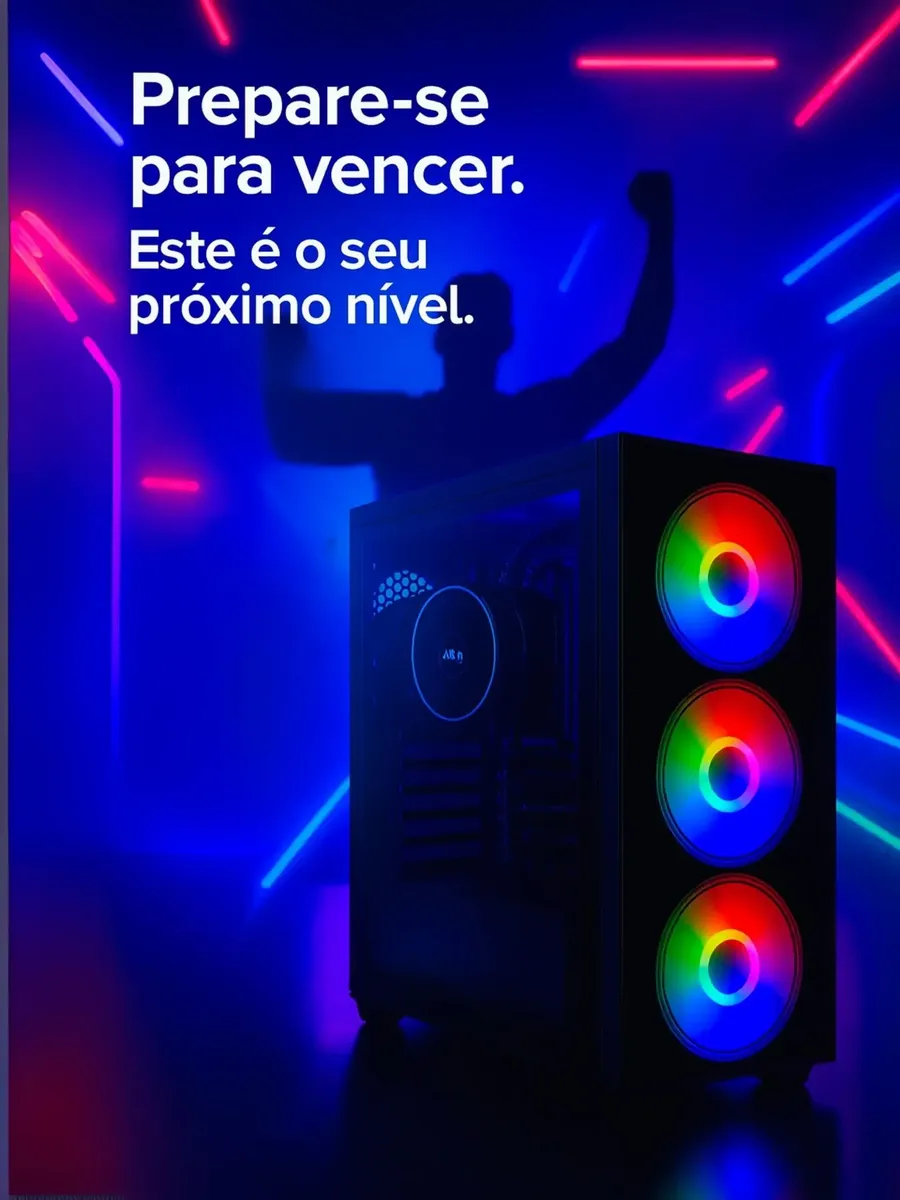 Pc Gamer Cpu Intel I7 3.4ghz Ssd 480gb Memoria Ram 16gb 500w - Imagem 3