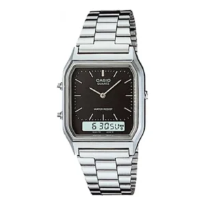 Relógio Casio Unissex Vintage Prata Aq-230a-1dmq