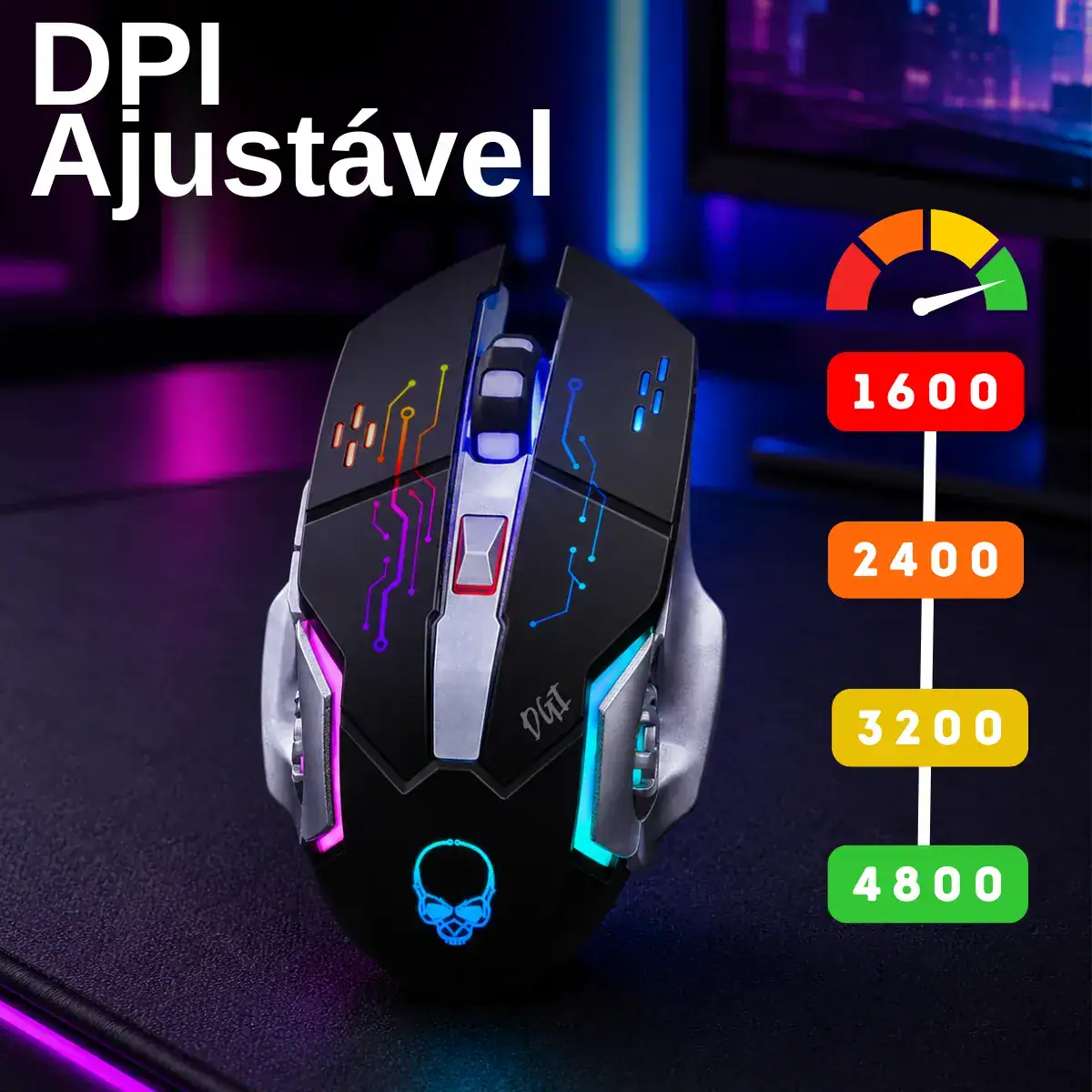 Kit Combo Gamer Teclado Led Rgb Mouse Rgb Fone Headset Microfone Jogos Mouse Pad Digital Informática - Imagem 3