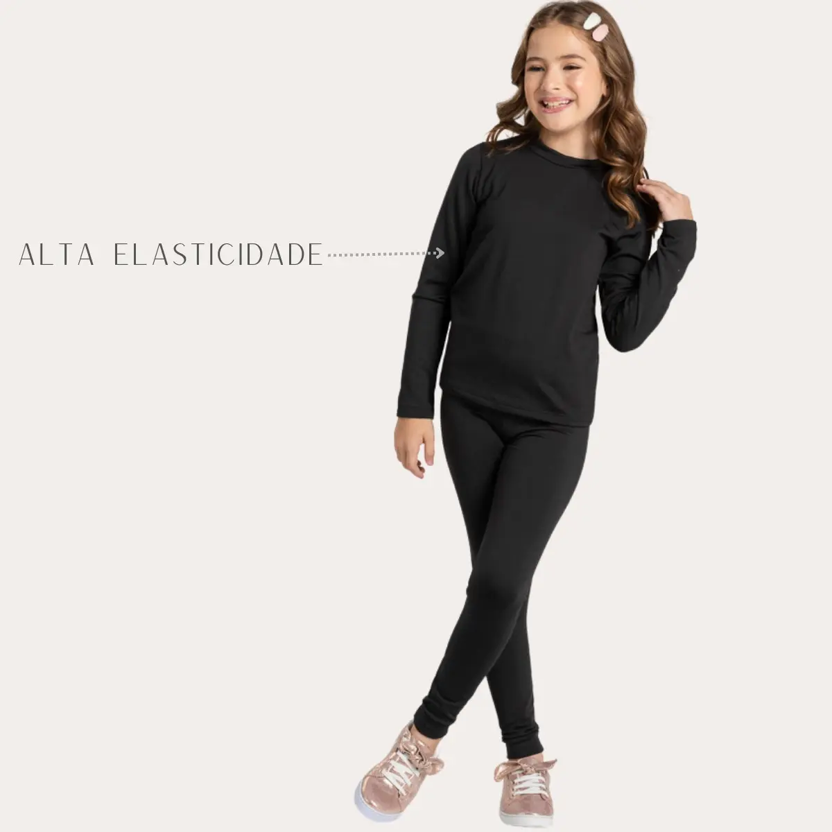 Conjunto Infantil Flanelado Térmico Pelucia Segunda Pele - Imagem 6