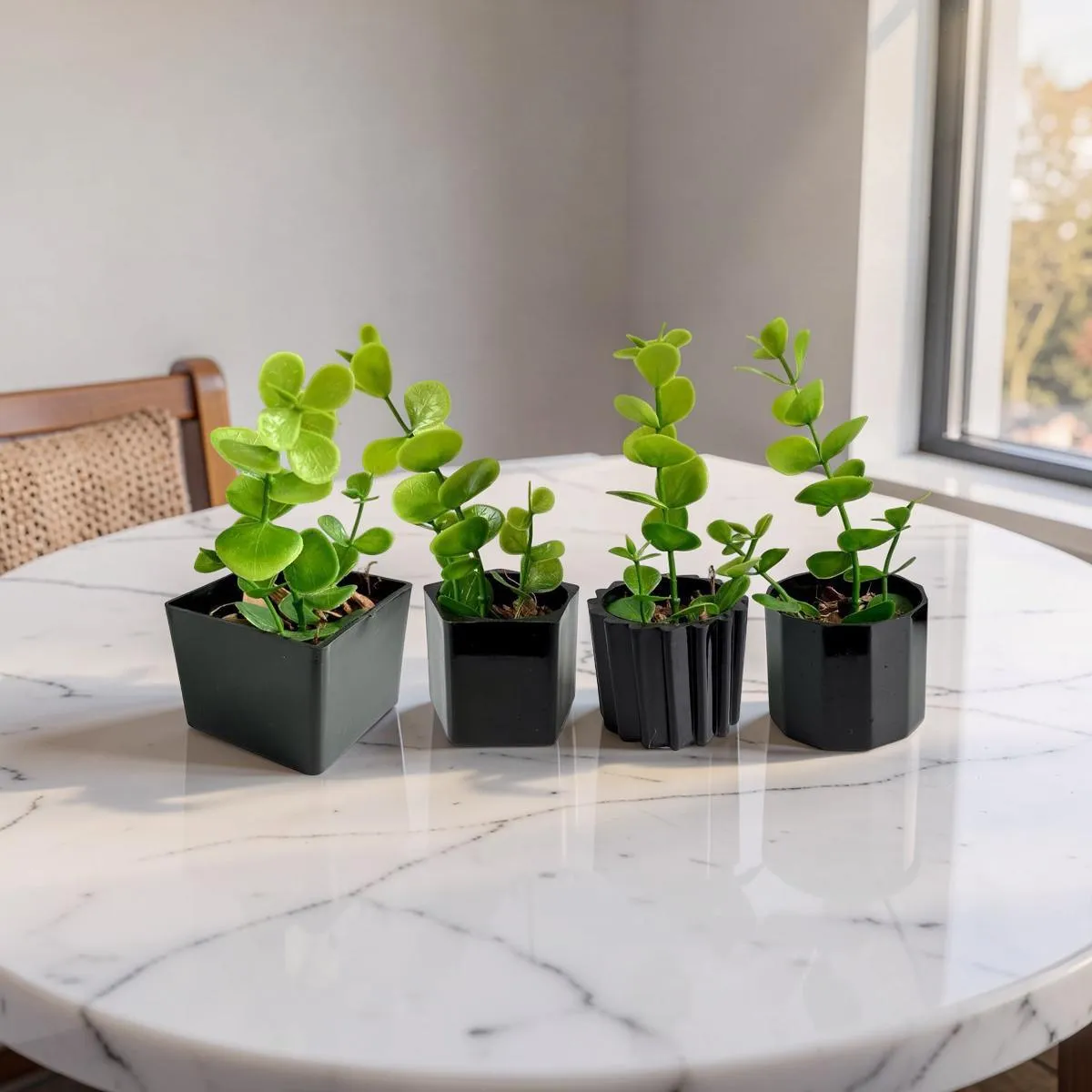 Kit 8 Vasinhos Decoração Com Plantinhas - Imagem 3