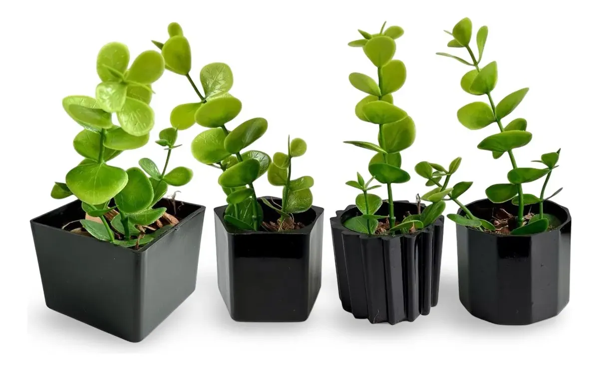 Kit 8 Vasinhos Decoração Com Plantinhas - Imagem 4