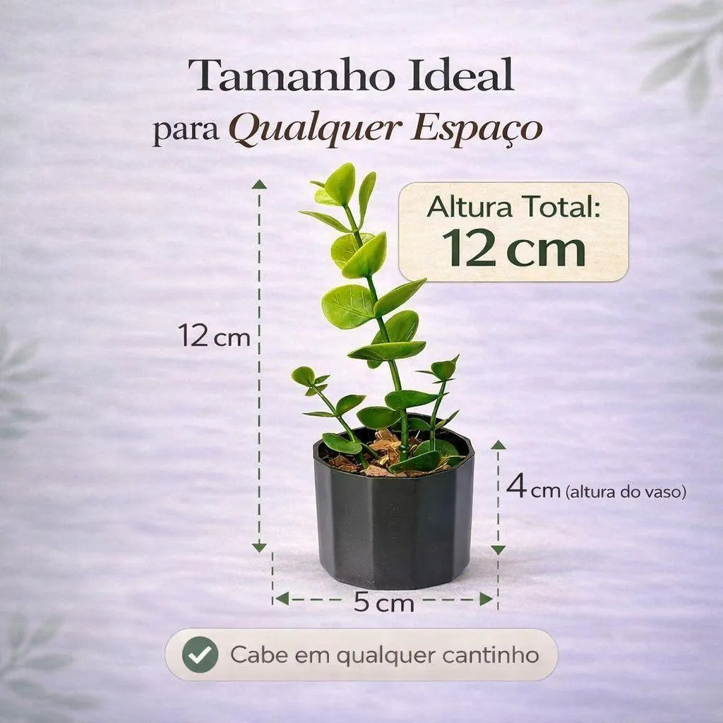Kit 8 Vasinhos Decoração Com Plantinhas - Imagem 5
