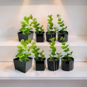 Kit 8 Vasinhos Decoração Com Plantinhas